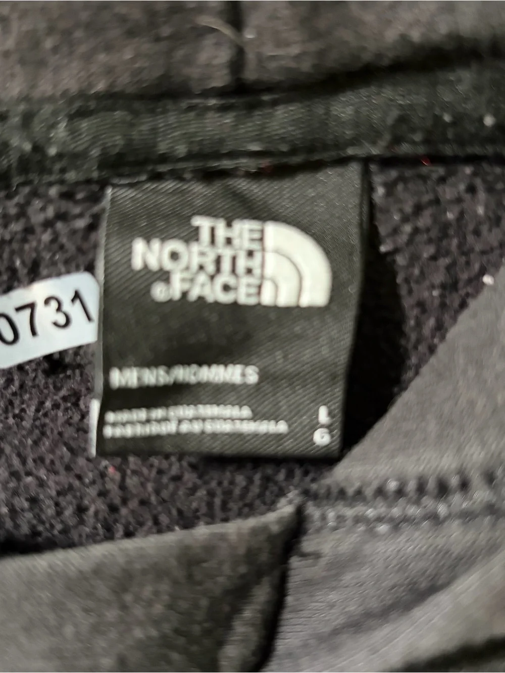 The North Face Black Pullover Hoodie with White Logo